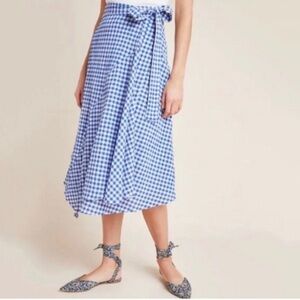 Anthropologie -Maeve Glenna Gingham Skirt